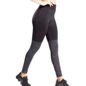 Gym Shark Seamless Two Toned Leggings Black Grey